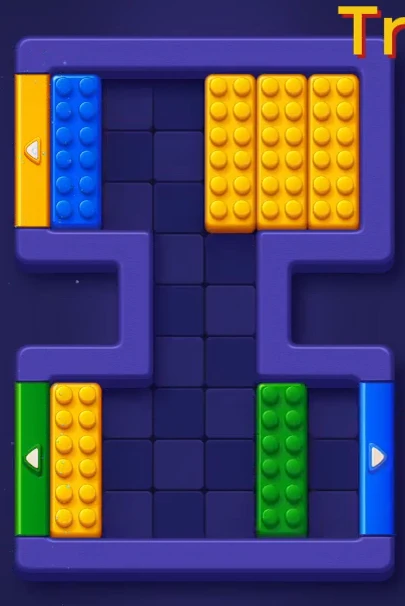 Block Out Level 12 board near the end